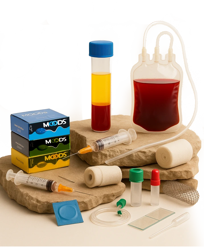 Premium medical equipment neatly arranged